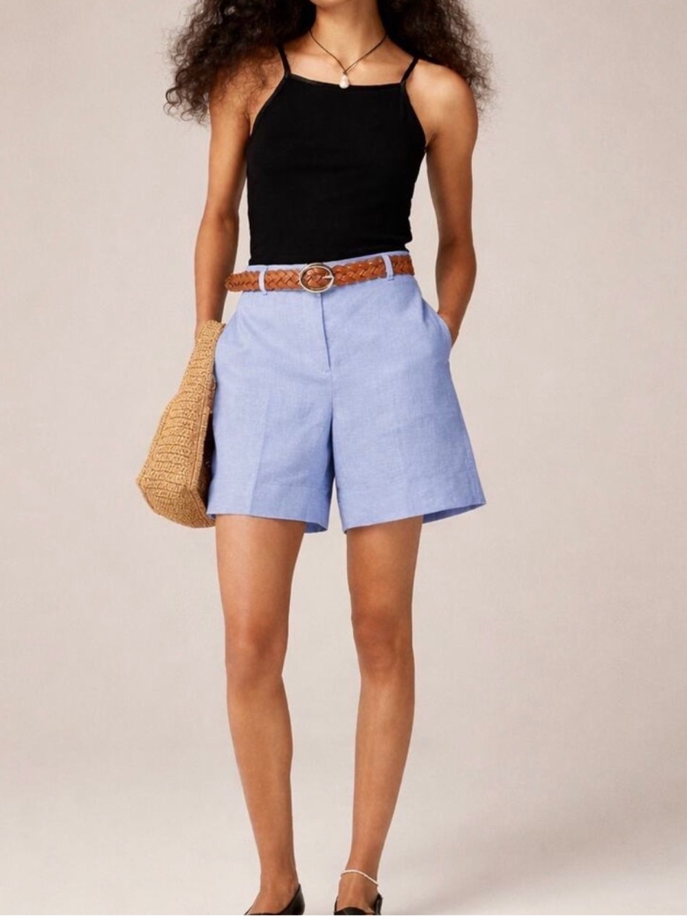 J. Crew 6” Harbor Linen Shorts